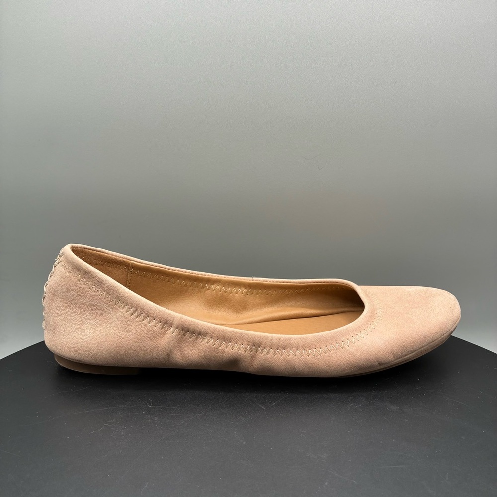 Lucky Brand Erin Round Toe Ballet Flats Womens 7.5 Beige